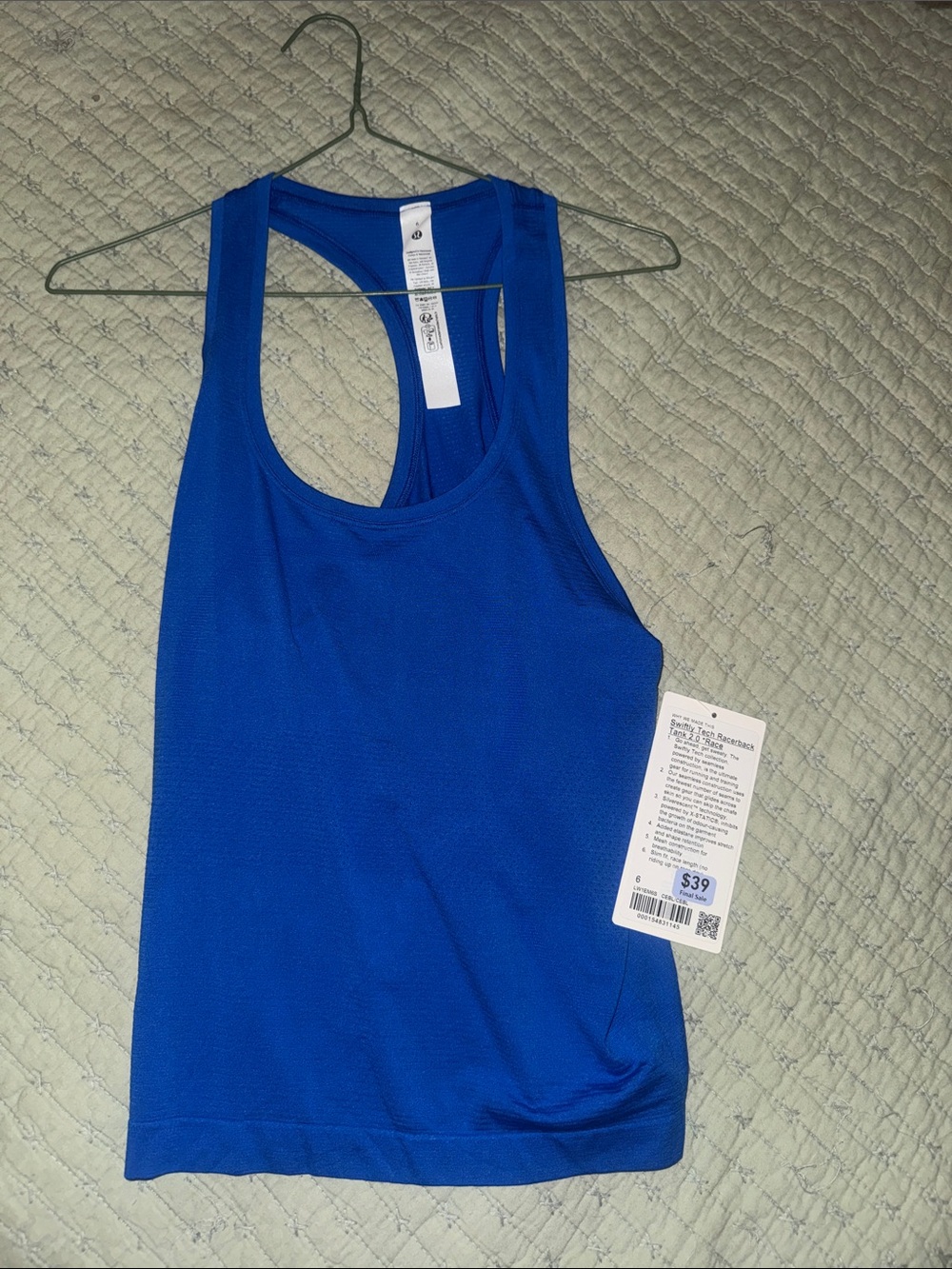 Cerulean Blue Swiftly Tech Tank Top Lululemon